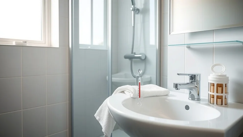 Är det bra att duscha när man har feber?