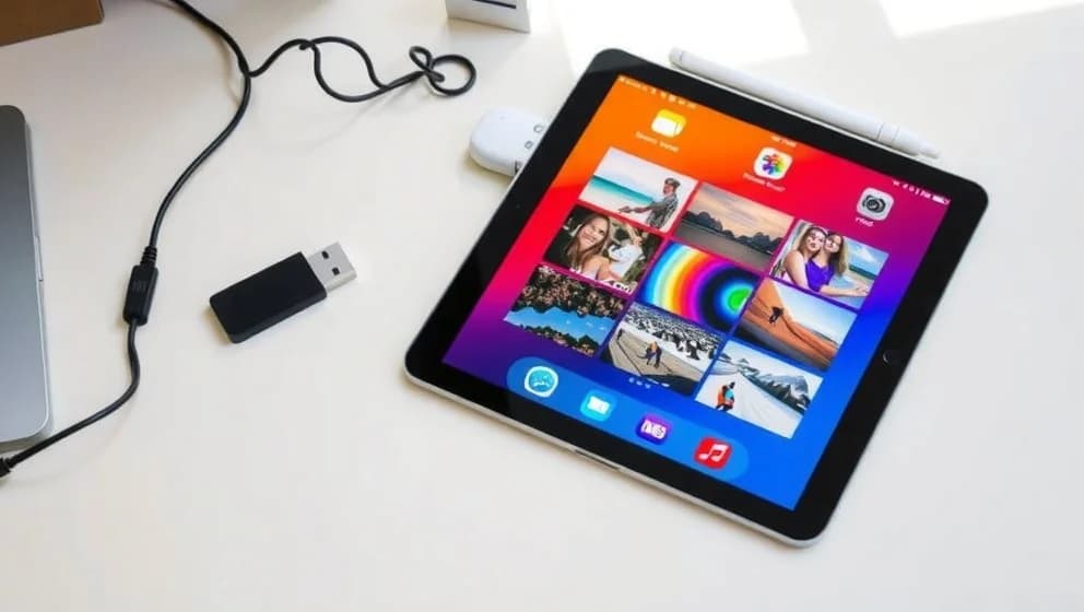 Så flyttar du bilder från iPad till USB minne