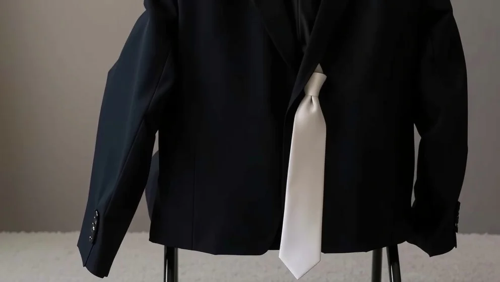 Vit slips på begravning - när ska man ha den